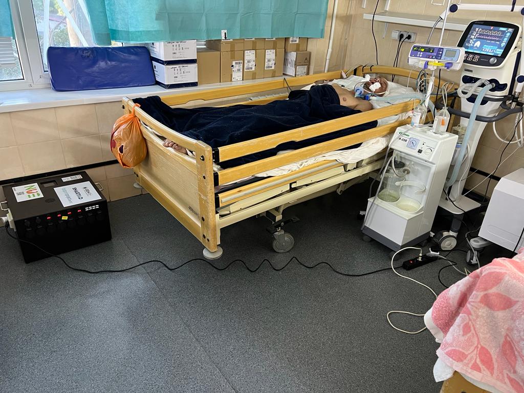 Magic Box + SunTarp in Ukraine Hospitals